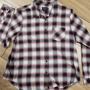 Women's Pendleton Woolen Mills Plaid Long Sleeve Flannel Shirt Size XL